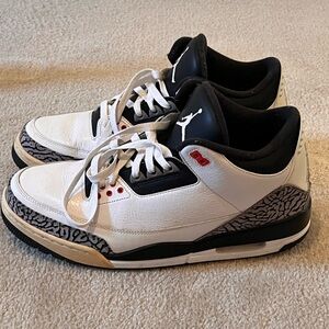 Mens Nike Jordan 3 Retro slightly worn good condition size 12 no box